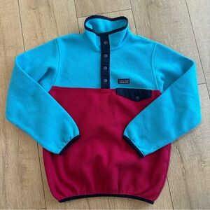 Patagonia Synchilla Teal Fleece Jacket M (10) color block